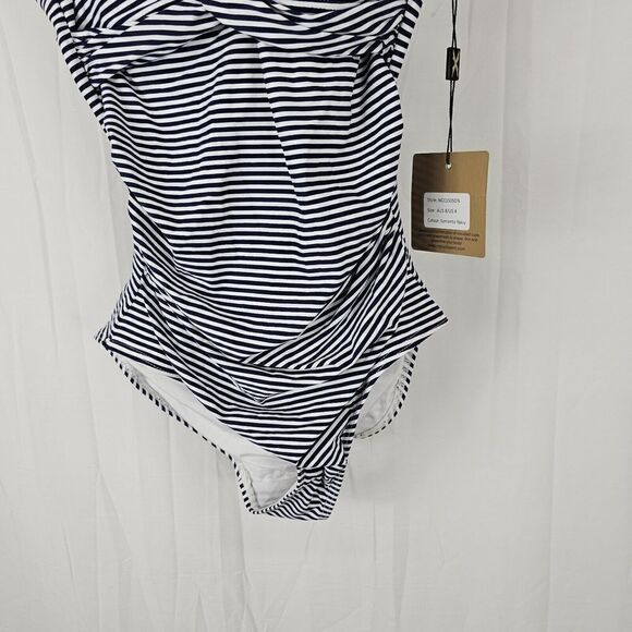 Niptuck Swim Sorrento Stripe Louise One Piece SwimsuitWomen's  Size 4 NWT - Picture 4 of 11